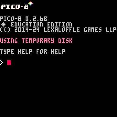 Kommandolinjen i PICO-8