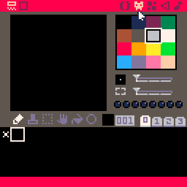 Tegneprogrammet i PICO-8
